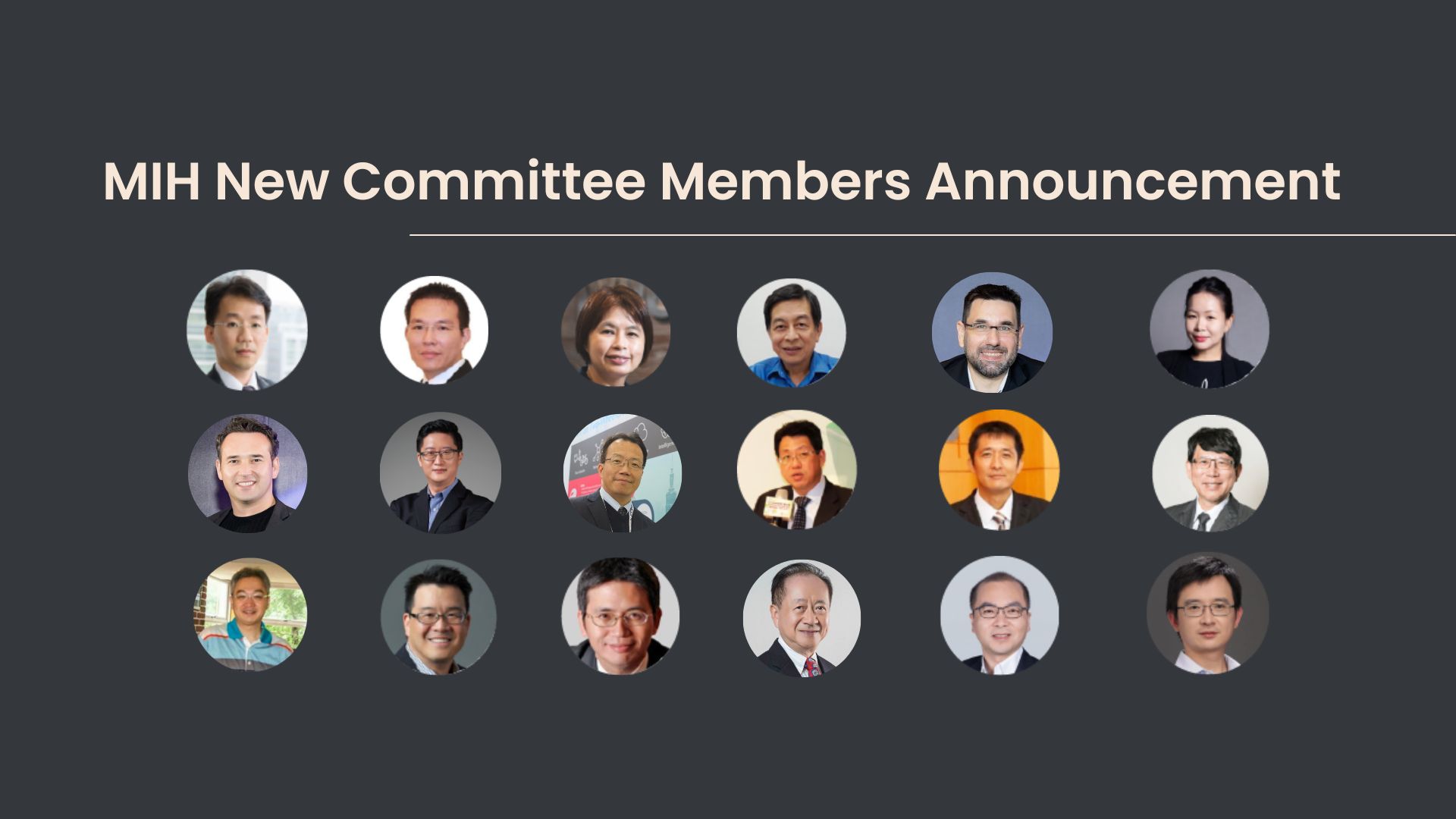 MIH New Committee Members Announcement